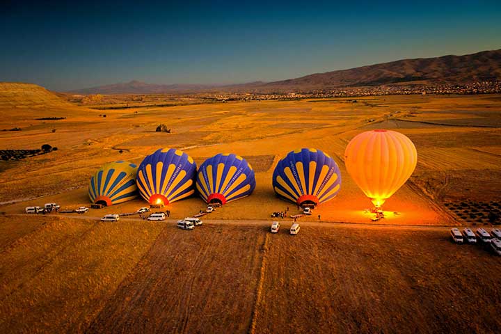 Hot-air Balloons in Cappadocia
