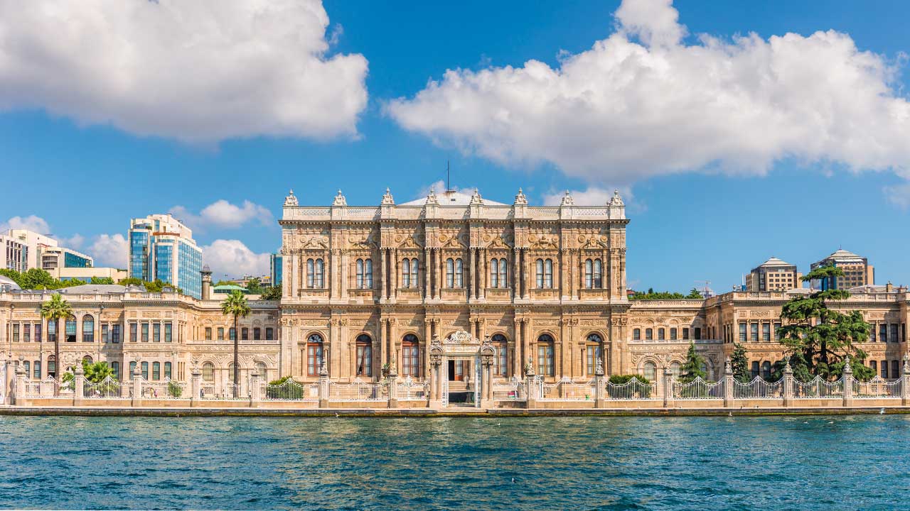 Dolmabahce Palace from Bosphorus