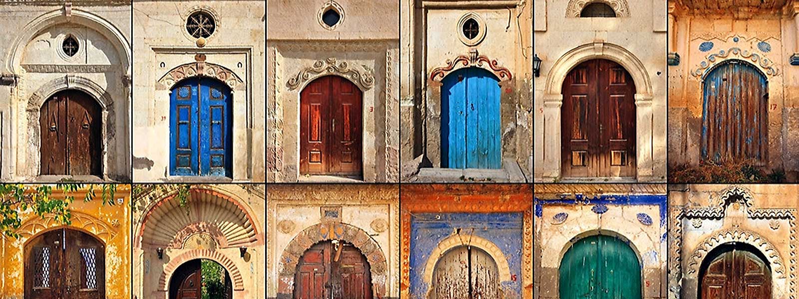 Doors of Mustafapasa (Sinasos) Cappadocia