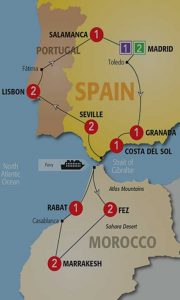 morocco-spain-itinerary-map