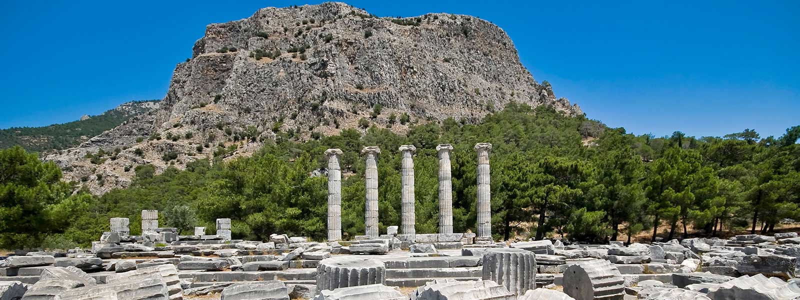 Temple of Athena in Priene Turkey