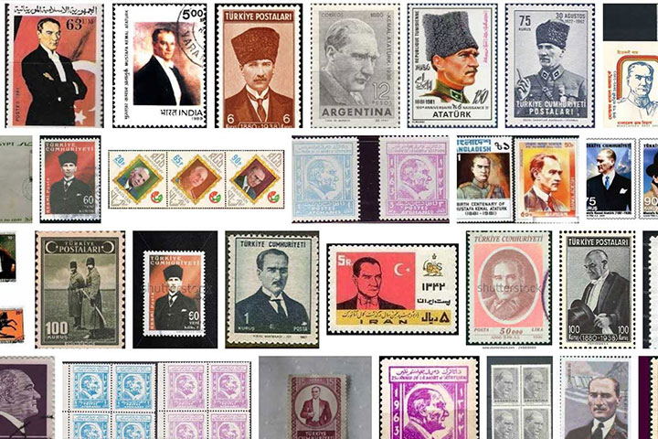 Ataturk on Stamps