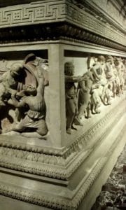 Alexander The Great'S Sarcophagus In Istanbul