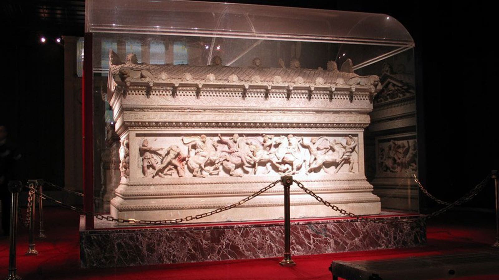 The Alexander Sarcophagus at Istanbul Archaeology Museum