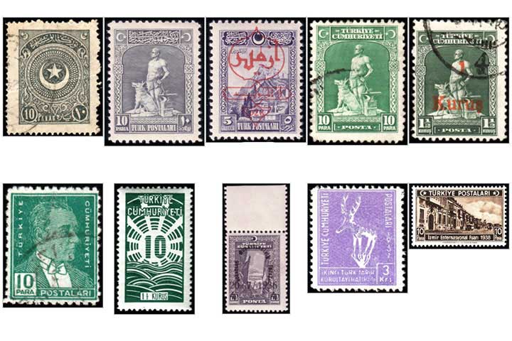 Turkish Stamp Collection Book Philatelic Exposures Collectible