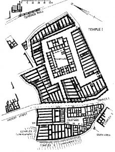 Plan of Hittite temples from Kuşaklı and Boğazköy (Gates 2017: 199