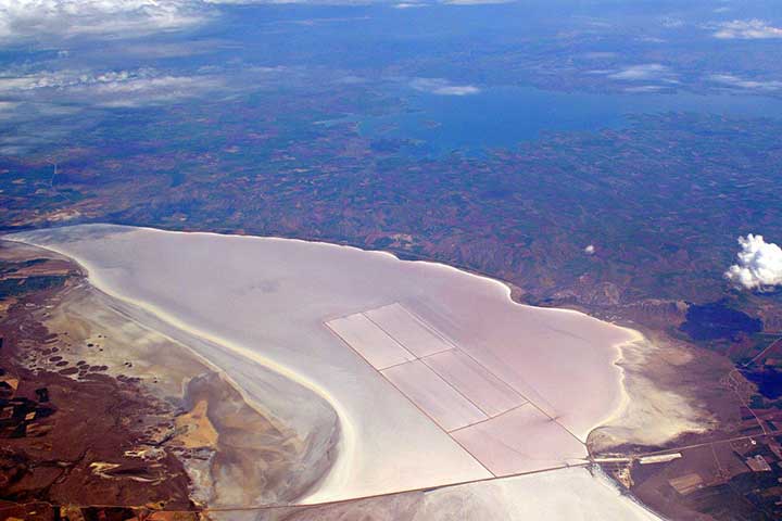 Lake Salt Turkey Aerial