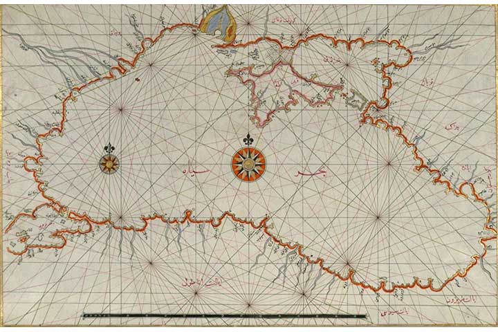 Piri Reis - Map of The Black Sea