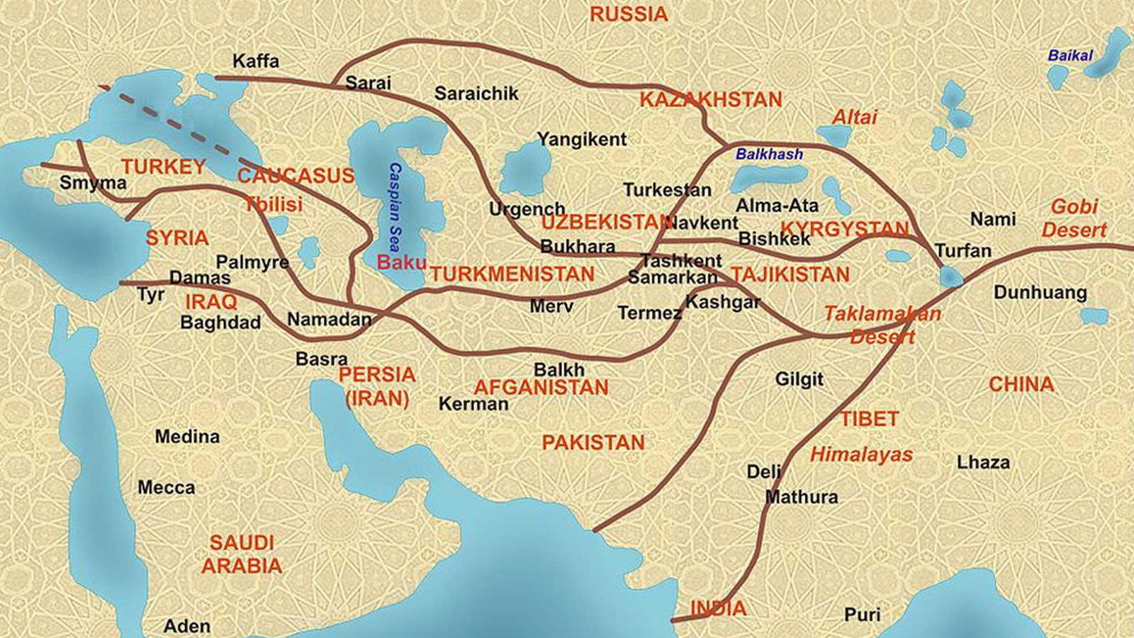 china-silk-road-project-map