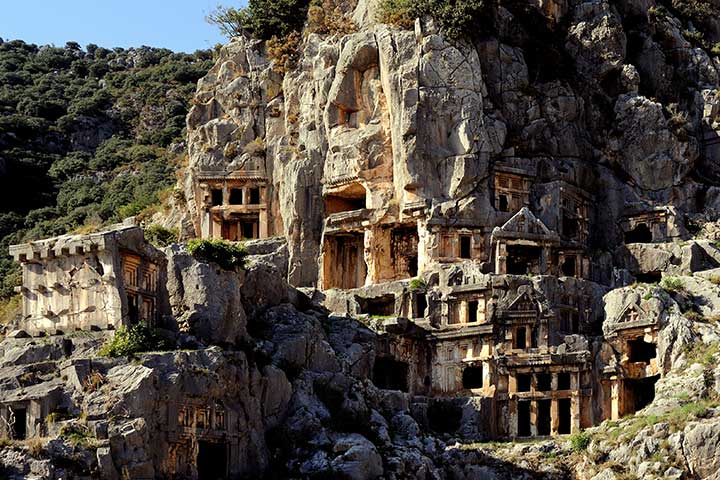 Myra Lycian Rock Tombs