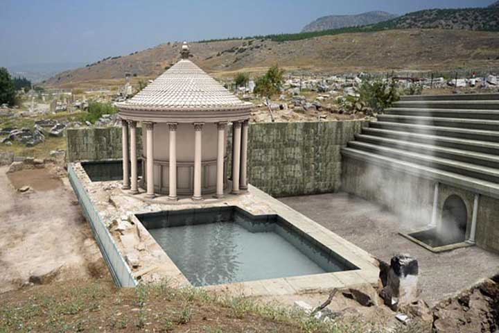 Ploutonion, Gate to Hell, Pamukkale Turkey