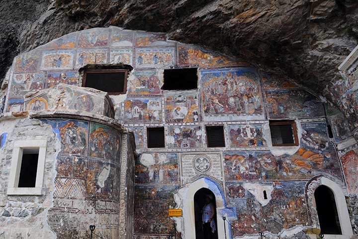 The Rock Church of Sumela Monastery