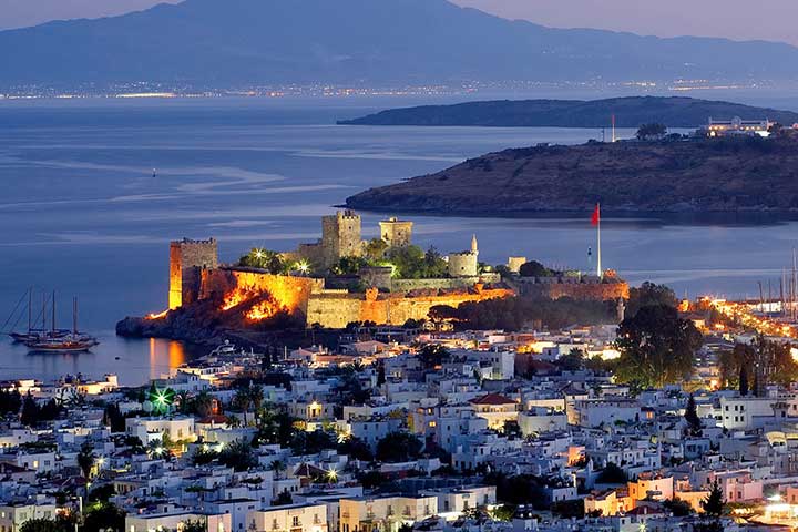 Bodrum Castle at Night