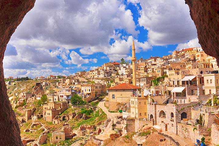 Uchisar Town, Cappadocia Turkey