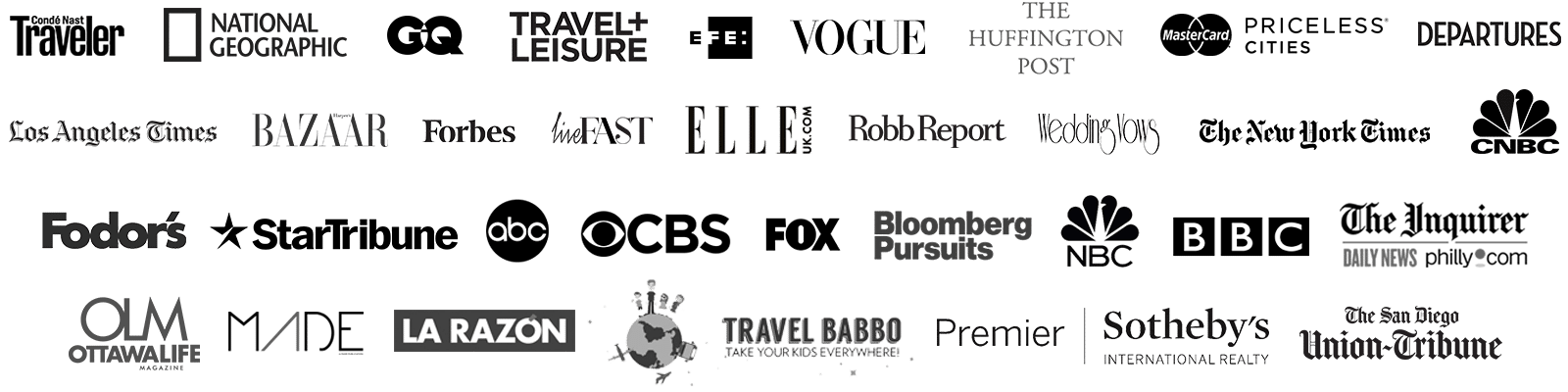 Branding Magazine & News Logos Featured Travel Atelier