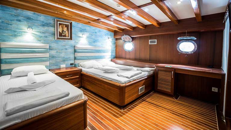 Gulet Love Boat Cabins